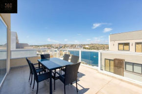 Lux Sea front Penthouse with breathtaking views in St Pauls by 360 Estates